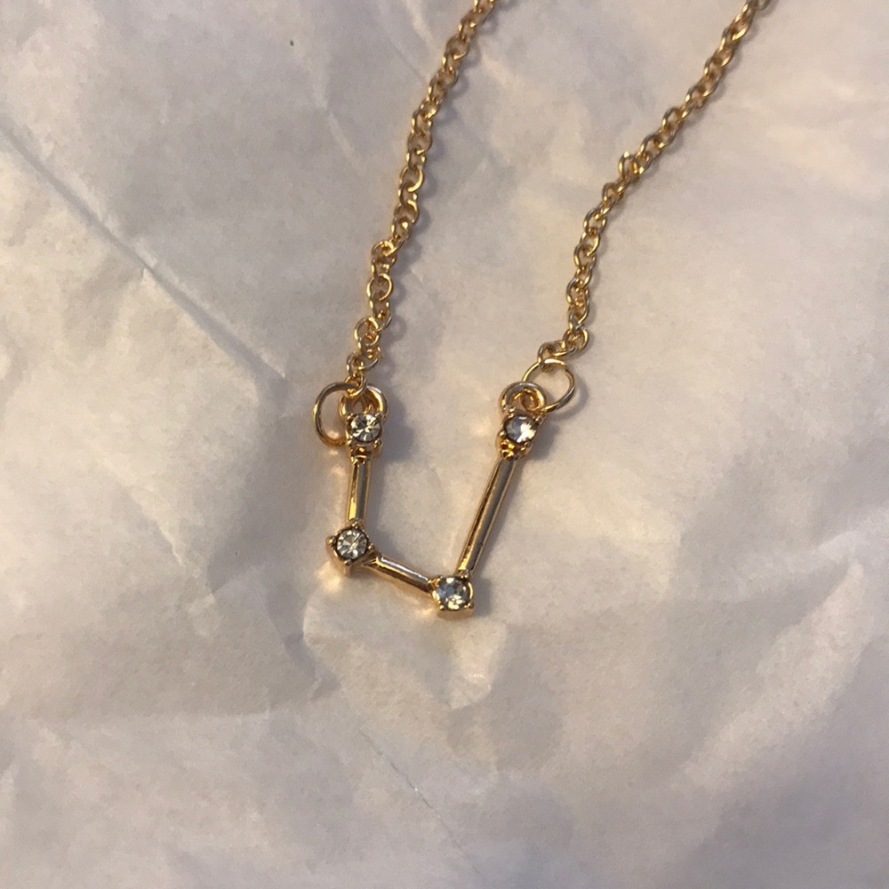 Gold Aquarius Necklace